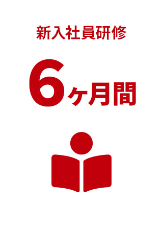 新入社員研修 6ヶ月間
